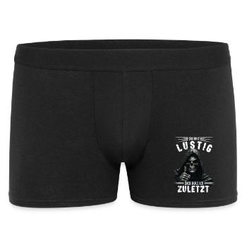 You're Funny Grim Reaper Saying Skull Motif - Men's Boxer Shorts - black - Front