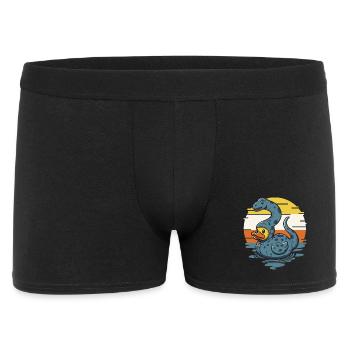 Drôle de reptile d’eau avec canard en caoutchouc Brontosaure - Boxer Homme - noir - Devant
