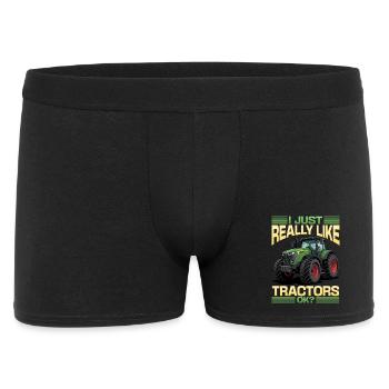 Tracteur Enfants Ferme Mode de vie - Boxer Homme - noir - Devant