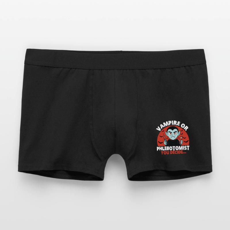 Vampir oder Phlebotomiker, du entscheidest... Männer Boxer Shorts