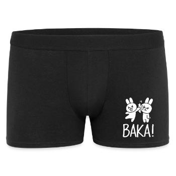 Get Out Unnecessary Social Contact Baka Anime - Men's Boxer Shorts - black - Front