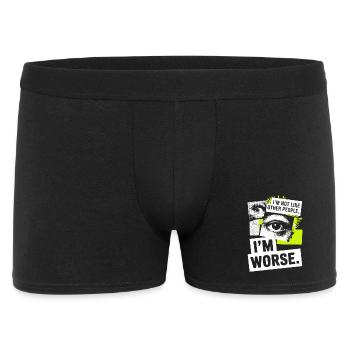 Je ne suis pas comme les autres, je suis pire Frech Gothic - Boxer Homme - noir - Devant