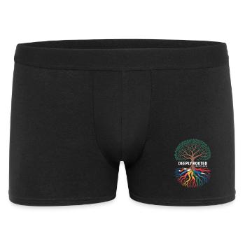 Deeply Rooted Hispanic Heritage Roots - Men's Boxer Shorts - black - Front
