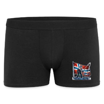 Norway Angler Fishing - Boxer Homme - noir - Devant