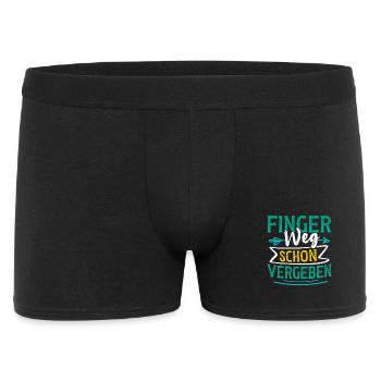 Malle HANDS OFF FORGIVEN Drôle - Boxer Homme - noir - Devant
