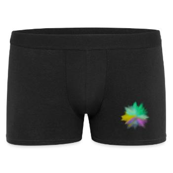 Aquarellfarben Explosion - Männer Boxer Shorts - Schwarz - Vorne