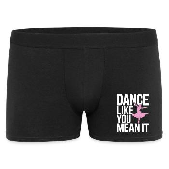 Dansez comme vous le pensez Typographie Design - Boxer Homme - noir - Devant