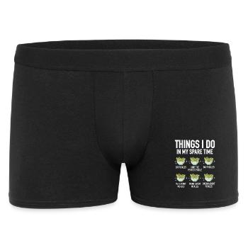 Concombre Lover Légumes frais Collation santé - Boxer Homme - noir - Devant