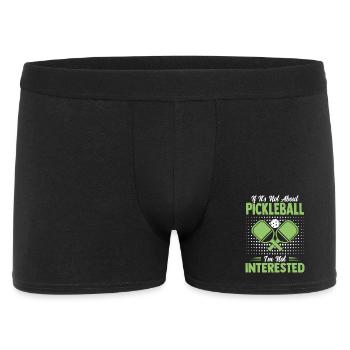 Cadeau de joueur de paddle ball de l’équipe de pickleball - Boxer Homme - noir - Devant
