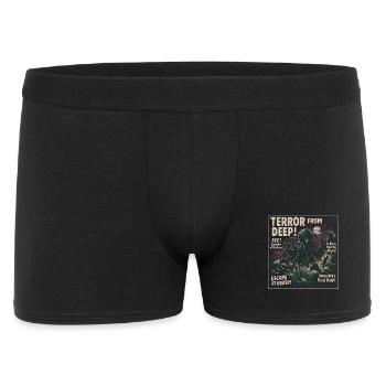 Terror From The Deep Kraken Movie Poster Halloween - Men's Boxer Shorts - black - Front