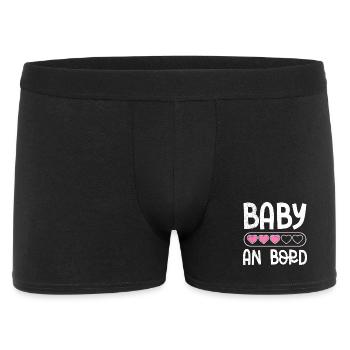 Expectant mothers BABY ON BOARD Funny - Men's Boxer Shorts - black - Front