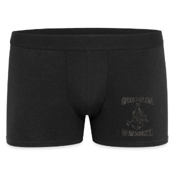 Whiskey Spruch Whiskeytrinker Whiskeyliebhaber - Männer Boxer Shorts - Schwarz - Vorne
