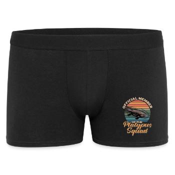 Funny aesthetic Kawaii Platypus - Men's Boxer Shorts - black - Front