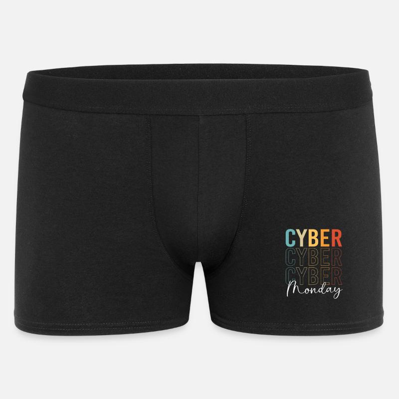 Kaufrausch Cyber Monday - Männer Boxer Shorts - Schwarz