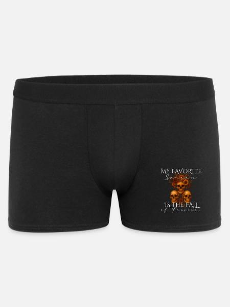 My Favorite Season Fall of Fascism Design - Men's Boxer Shorts - black