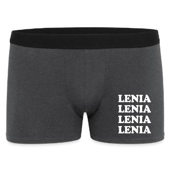 Lenia comme nom - Boxer Homme - charbon - Devant