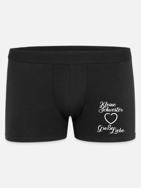 Little Sister Big Love - Men's Boxer Shorts - black
