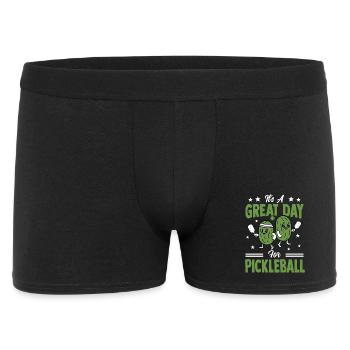 Pickles Pickleball Sport Paddleball Player - Men's Boxer Shorts - black - Front