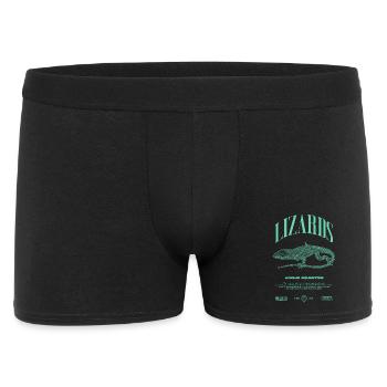 Cuban Knight Anole Reptile Keeper Lizard - Men's Boxer Shorts - black - Front