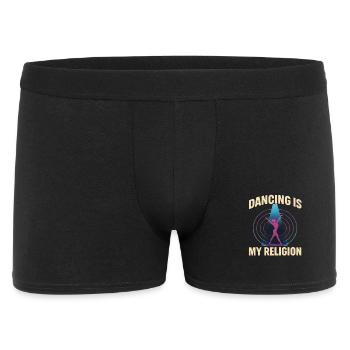 La danse est ma religion – Techno Rave - Boxer Homme - noir - Devant
