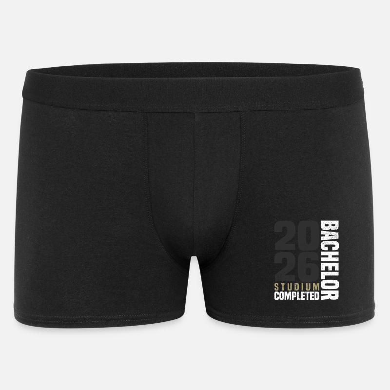 Bachelor Studium 2026 - Männer Boxer Shorts - Schwarz