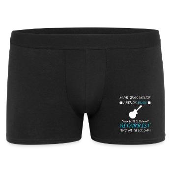 Guitar Saying Band Musical Instrument Electric Guitar - Men's Boxer Shorts - black - Front