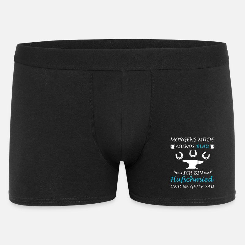 Maréchal-ferrant Cheval Forgeron Lustig - Boxer Homme - noir