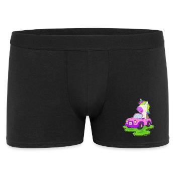 Unicorn Car - Men's Boxer Shorts - black - Front