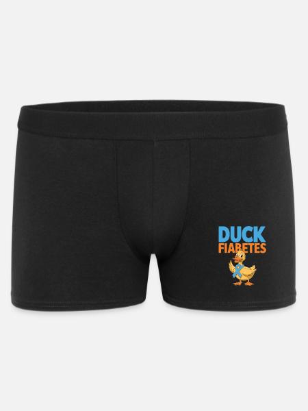And Fiabetes Duck Diabetes Bevidsthed Blå Bånd - Boxer Shorts til mænd - sort