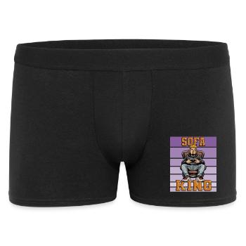 Reichet mir den Controller - sofa King - Männer Boxer Shorts - Schwarz - Vorne