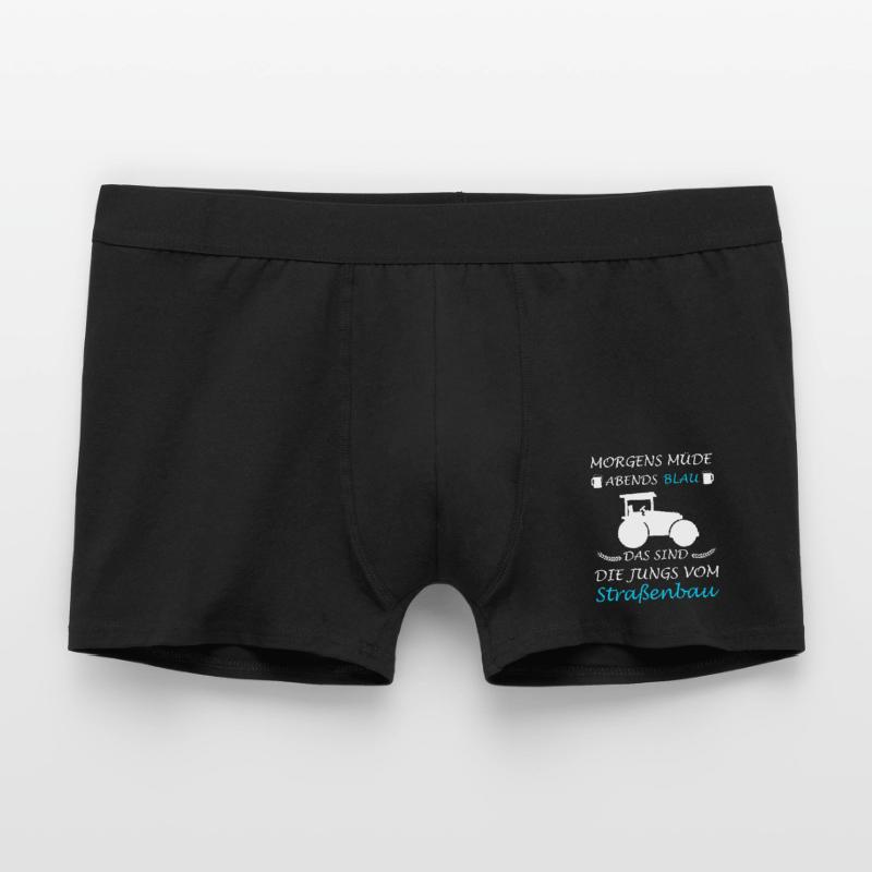 Road Construction Road Builder Construction Workers Men's Boxer Shorts
