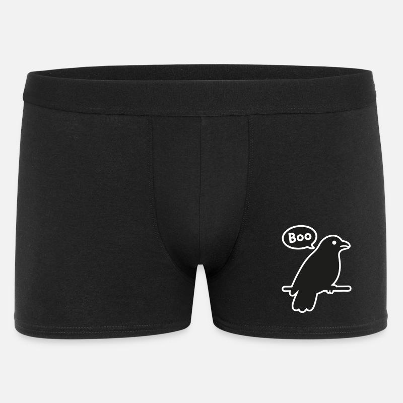 Corbeau effrayant - Boxer Homme - noir