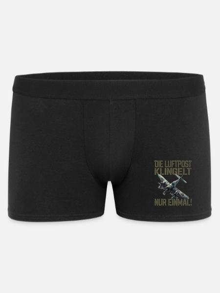 Airmail only rings once Plane - Men's Boxer Shorts - black