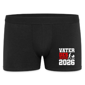 Fatherhood FATHER OF THE YEAR 2026 FUNNY - Men's Boxer Shorts - black - Front