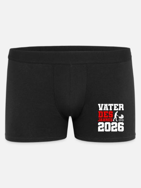 Paternité PÈRE DE L’ANNÉE 2026 DRÔLE - Boxer Homme - noir