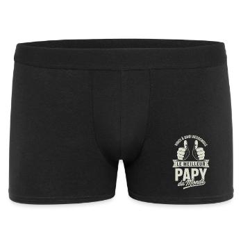 This is what the best grandpa in the world looks like - Men's Boxer Shorts - black - Front