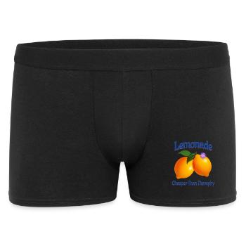 Lemonade Cheaper Than Theraphy Lemon Fruit - Men's Boxer Shorts - black - Front