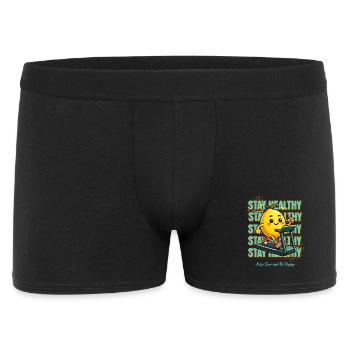 Limonade Lemonade Zitronen Design Stay Healthy - Men's Boxer Shorts - black - Front