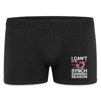 Synchronschwimmen Kunstschwimmen Wassersport - Männer Boxer Shorts - Schwarz - Vorne