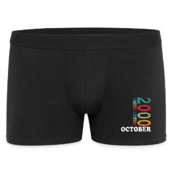 25e anniversaire Original Octobre Année 2000 - Boxer Homme - noir - Devant