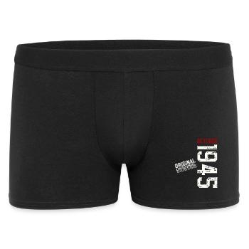 80th Birthday Original October Vintage 1945 - Men's Boxer Shorts - black - Front
