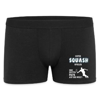 Squash Best Dad Father Father's Day Birthday - Men's Boxer Shorts - black - Front