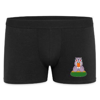 Hippopotamus Poker Poker Card Game - Men's Boxer Shorts - black - Front