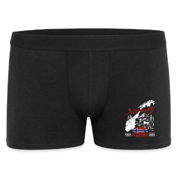 Norway Fishing Tour 2025 - Angler Gift - Men's Boxer Shorts - black - Front
