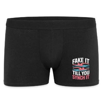 Natation synchronisée Natation artistique Sports nautiques - Boxer Homme - noir - Devant