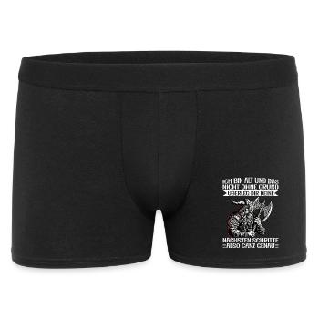 Wikinger Nordische Mythologie Götter - Männer Boxer Shorts - Schwarz - Vorne