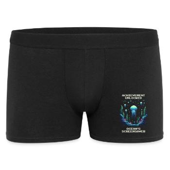Achievement: Ocean Screensaver - Men's Boxer Shorts - black - Front