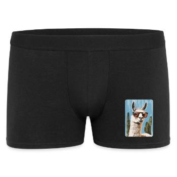 lama - Boxer Homme - noir - Devant