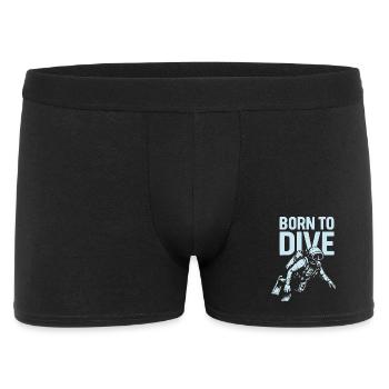 Born to Dive Diver Shirt - Men's Boxer Shorts - black - Front