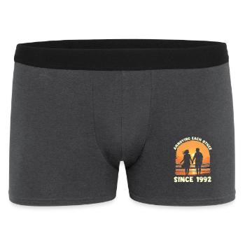Anniversary of mutual harassment since 1992 - Men's Boxer Shorts - charcoal grey - Front